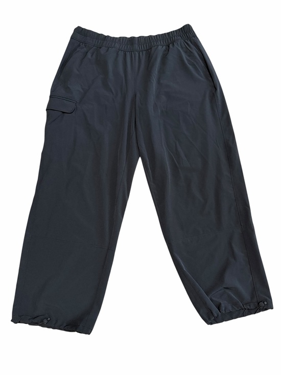 Athleta Pants - Athleta Women's Boundless Low Rise Cargo Pants Bungee Ankle | Black | Large